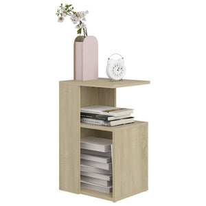 vidaXL Side Table Sonoma Oak 36x30x56 cm Engineered Wood