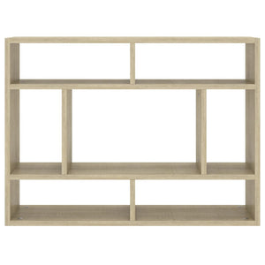 vidaXL Wall Shelf Sonoma Oak 75x16x55 cm Engineered Wood