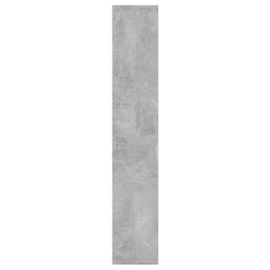 vidaXL Wall Shelf Concrete Grey 36x16x90 cm Engineered Wood