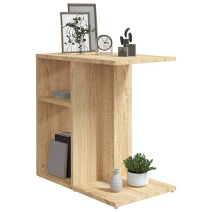 vidaXL Side Table Sonoma Oak 50x30x50 cm Engineered Wood