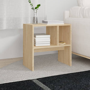 vidaXL Side Table Sonoma Oak 50x30x50 cm Engineered Wood