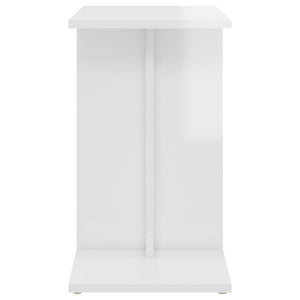 vidaXL Side Table High Gloss White 50x30x50 cm Engineered Wood