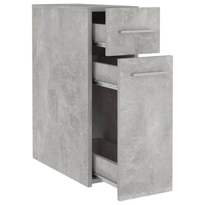 vidaXL Apothecary Cabinet Concrete Grey 20x45.5x60 cm Engineered Wood