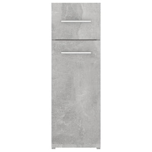 vidaXL Apothecary Cabinet Concrete Grey 20x45.5x60 cm Engineered Wood