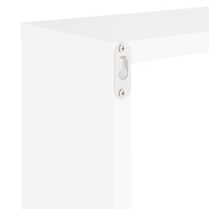 vidaXL Wall Cube Shelves 4 pcs White 30x15x30 cm