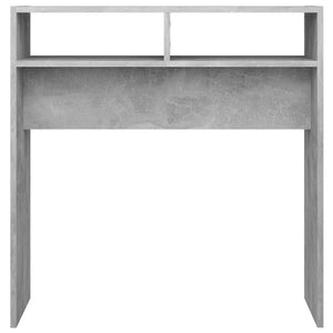 vidaXL Console Table Concrete Grey 78x30x80 cm Engineered Wood