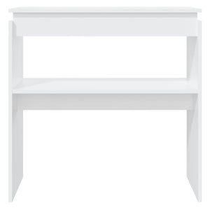 vidaXL Console Table White 80x30x80 cm Engineered Wood