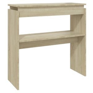 vidaXL Console Table Sonoma Oak 80x30x80 cm Engineered Wood