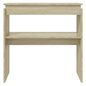 vidaXL Console Table Sonoma Oak 80x30x80 cm Engineered Wood