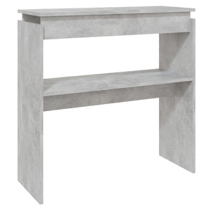 vidaXL Console Table Concrete Grey 80x30x80 cm Engineered Wood