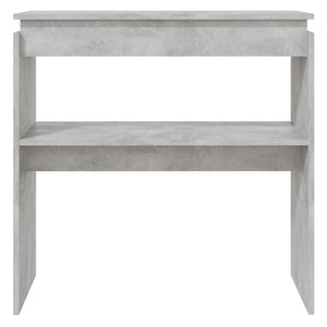 vidaXL Console Table Concrete Grey 80x30x80 cm Engineered Wood