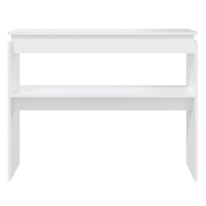 vidaXL Console Table White 102x30x80 cm Engineered Wood