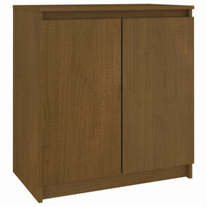 vidaXL Side Cabinet Honey Brown 60x36x65 cm Solid Pinewood