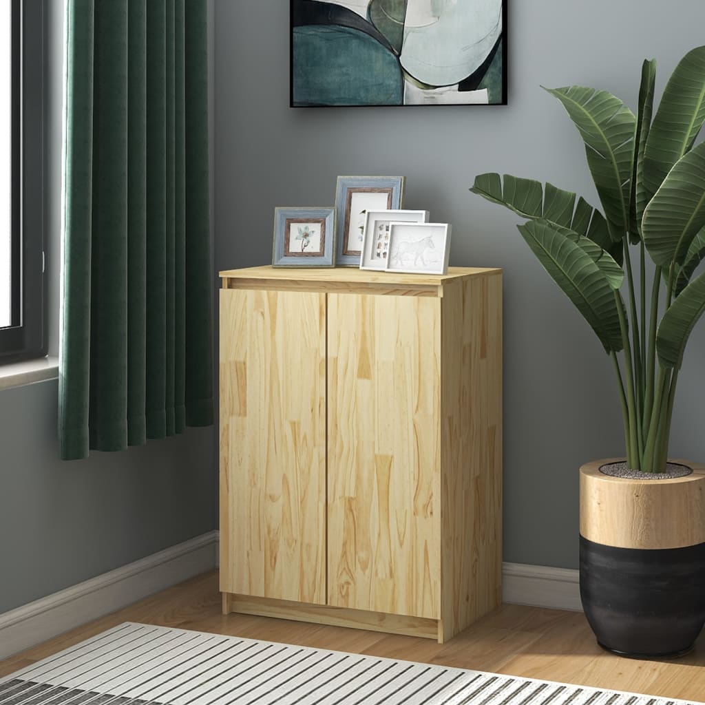 vidaXL Sideboard 60x36x84 cm Solid Pinewood