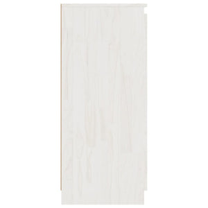 vidaXL Sideboard White 60x36x84 cm Solid Pinewood