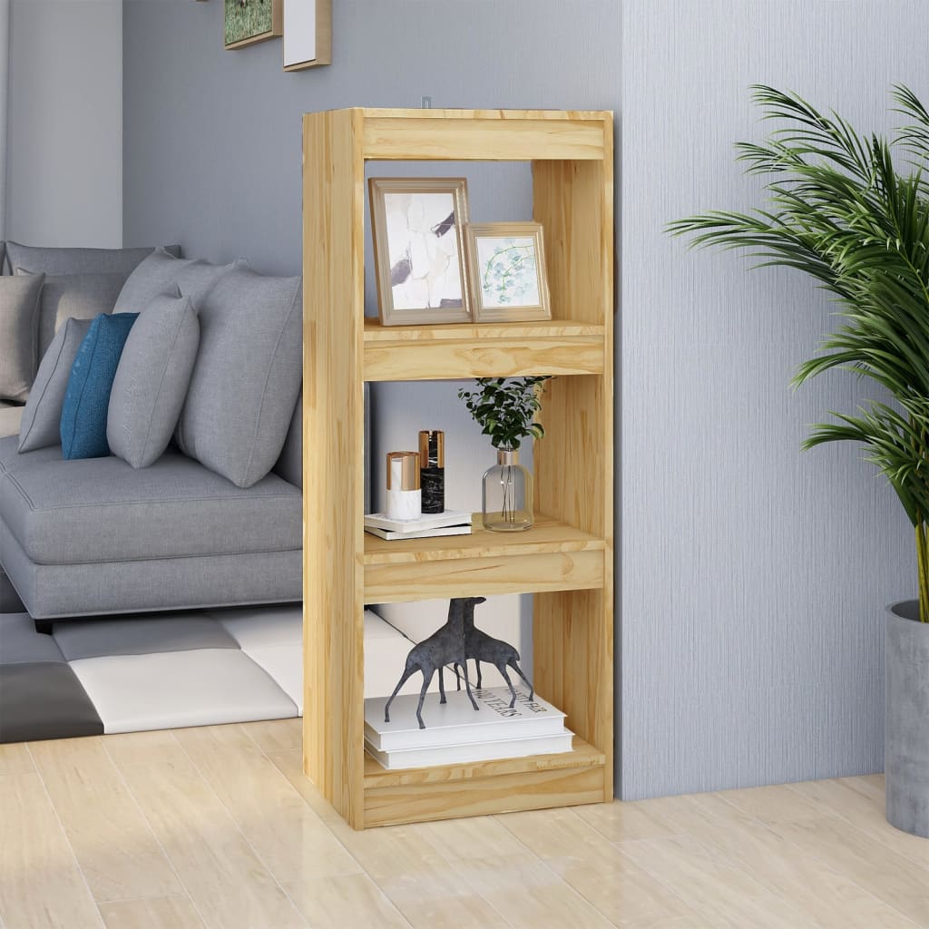 vidaXL Book Cabinet/Room Divider 40x30x103.5 cm Solid Pinewood