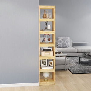 vidaXL Book Cabinet/Room Divider 40x30x199 cm Solid Pinewood