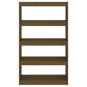 vidaXL Book Cabinet/Room Divider Honey Brown 80x30x135.5 cm Wood Pine