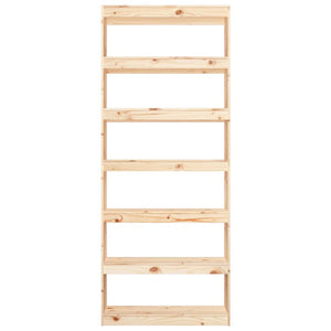 vidaXL Book Cabinet/Room Divider 80x30x199.5 cm Solid Wood Pine