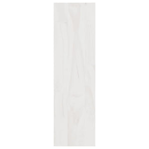 vidaXL Book Cabinet/Room Divider White 100x30x103 cm Solid Pinewood