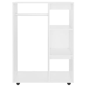 vidaXL Wardrobe White 80x40x110 cm Engineered Wood