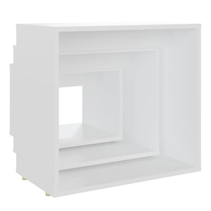 vidaXL Nesting Tables 3 pcs White Engineered Wood