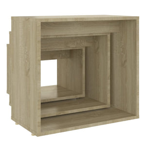 vidaXL Nesting Tables 3 pcs Sonoma Oak Engineered Wood