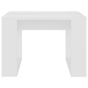 vidaXL Side Table White 50x50x35 cm Engineered Wood