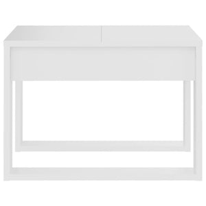 vidaXL Side Table White 50x50x35 cm Engineered Wood