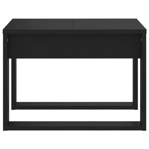 vidaXL Side Table Black 50x50x35 cm Engineered Wood