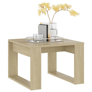 vidaXL Side Table Sonoma Oak 50x50x35 cm Engineered Wood