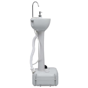 vidaXL Portable Camping Handwash Stand with Tent 20 L