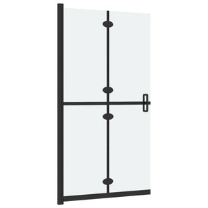 vidaXL Foldable Walk-in Shower Wall Frosted ESG Glass 70x190 cm