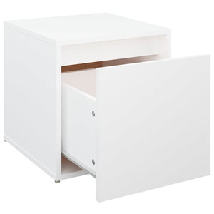 vidaXL Box Drawer White 40.5x40x40 cm Engineered Wood