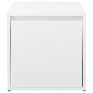 vidaXL Box Drawer White 40.5x40x40 cm Engineered Wood