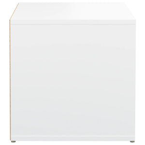 vidaXL Box Drawer White 40.5x40x40 cm Engineered Wood