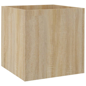 vidaXL Planter Box Sonoma Oak 40x40x40 cm Engineered Wood