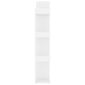 vidaXL Book Cabinet White 86x25.5x140 cm Engineered Wood