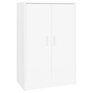 vidaXL Shoe Cabinet White 60x35x92 cm Engineered Wood