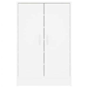 vidaXL Shoe Cabinet White 60x35x92 cm Engineered Wood