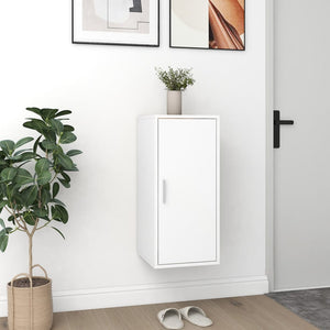 vidaXL Shoe Cabinet White 32x35x70 cm Engineered Wood