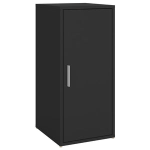 vidaXL Shoe Cabinet Black 32x35x70 cm Engineered Wood