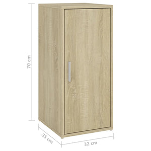 vidaXL Shoe Cabinet Sonoma Oak 32x35x70 cm Engineered Wood