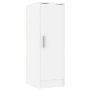 vidaXL Shoe Cabinet White 32x35x92 cm Engineered Wood