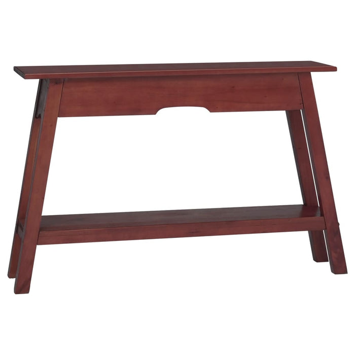 vidaXL Console Table Brown 110x30x75 cm Solid Wood Mahogany