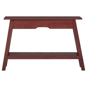 vidaXL Console Table Brown 110x30x75 cm Solid Wood Mahogany