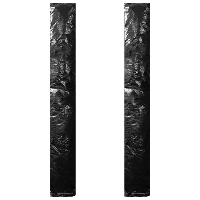 vidaXL Umbrella Covers 2 pcs with Zipper PE 250 cm