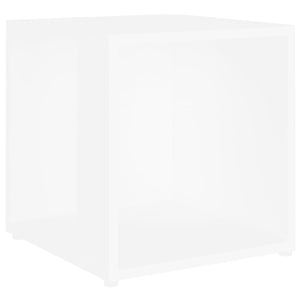 vidaXL Side Table White 33x33x34.5 cm Engineered Wood