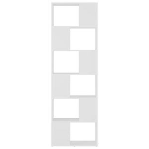 vidaXL Book Cabinet Room Divider White 60x24x186 cm