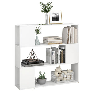 vidaXL Book Cabinet Room Divider White 100x24x94 cm